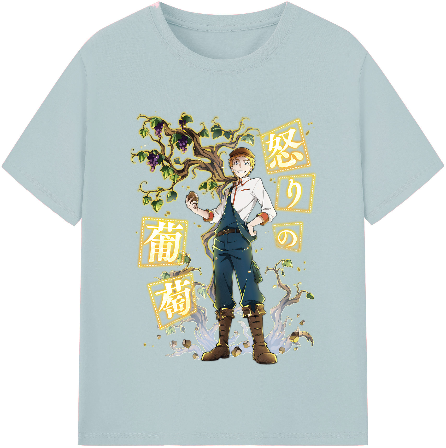 （画像用） 文豪ストレイドッグス Bungo Stray Dogs 綿100％半袖Tシャツ（フロントプリント）